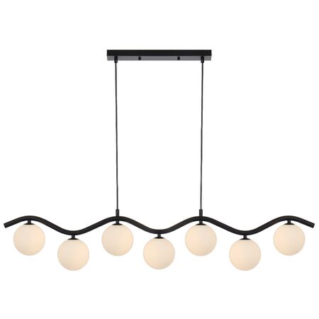 ORTON 7 LIGHT PENDANT BLACK