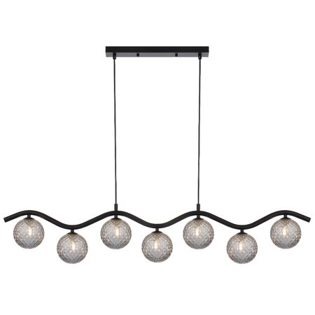 ORTON 7 LIGHT PENDANT BLACK