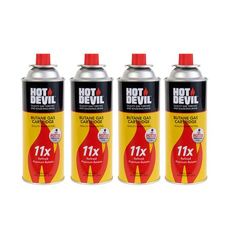 Butane Gas Cartridge – 4 Pack