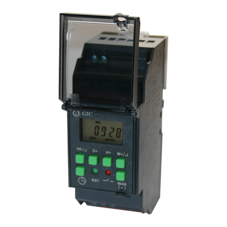 Crono Digital Daily/Weekly Time Clock, 110-240 VAC, 1 C/O