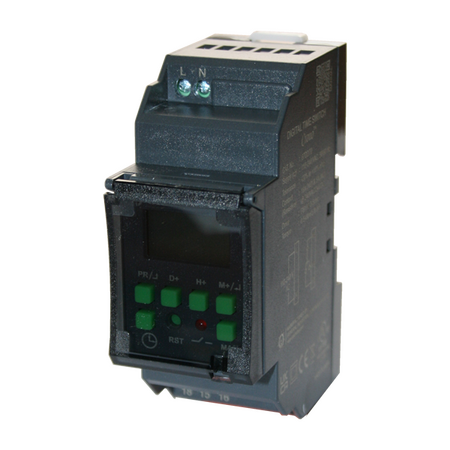 Crono Digital Daily/Weekly Time Clock, 110-240 VAC, 1 C/O