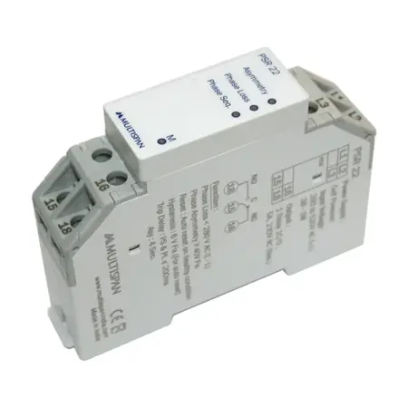 Supply Monitoring Relay 3 Phase (phase asymmetry – phase sequence – phase loss)
