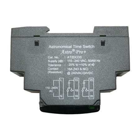 Astro Pro+ Digital Astronomical Time Clock, 110-240VAC, 2 C/O