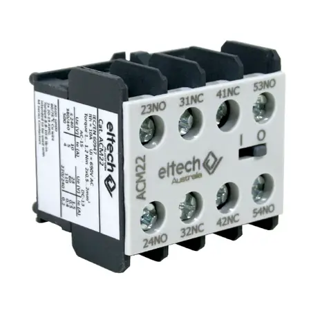 Auxiliary Contact – Mini 2 x NO + 2 x NC