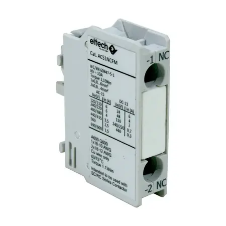 Auxiliary Contact – Standard 1 x NC – Front Mount