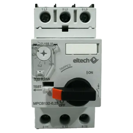 MPCB 32A with Thermal and Magnetic Trip 0.16 ~ 0.25 A