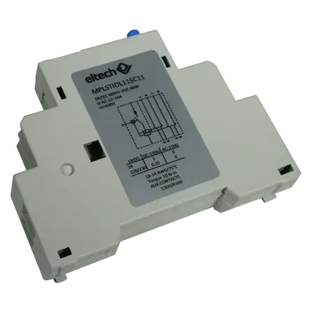 MPCB Left Side Mounted Trip Indicating Aux Contacts O.L – 1NO + 1NC and S.C – 1NO + 1NC
