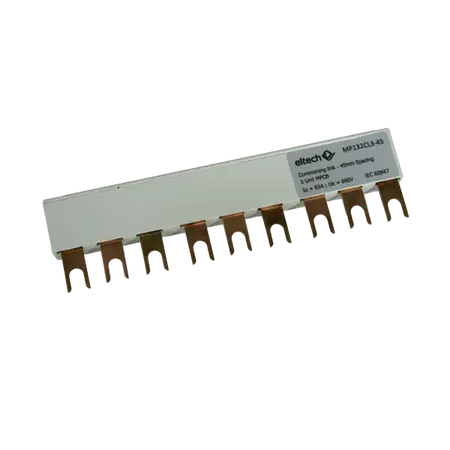 Commoning Link For 3 x 32A 136mm MPCBs 45mm Spacing