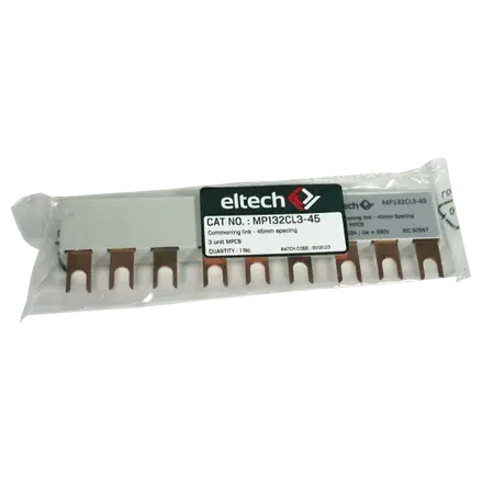 Commoning Link For 3 x 32A 136mm MPCBs 45mm Spacing