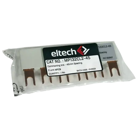 Commoning Link for 2 x 32A 91mm MPCBs 45mm Spacing