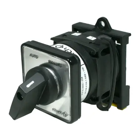 Cam Switch DIN Mount 2 Position Changeover (AUTO, MANUAL) Maintained