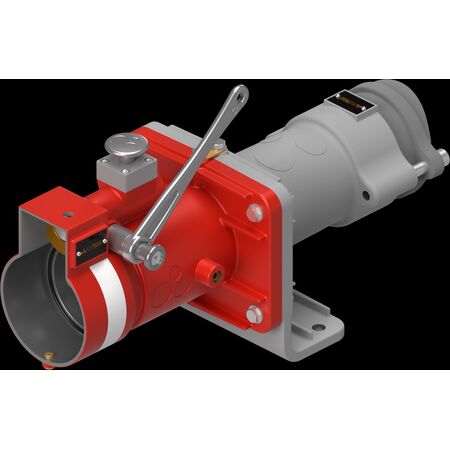 PL QR 3300V 425A 6P Gland Bracket (0) 150-C 75-80-G (245.3)