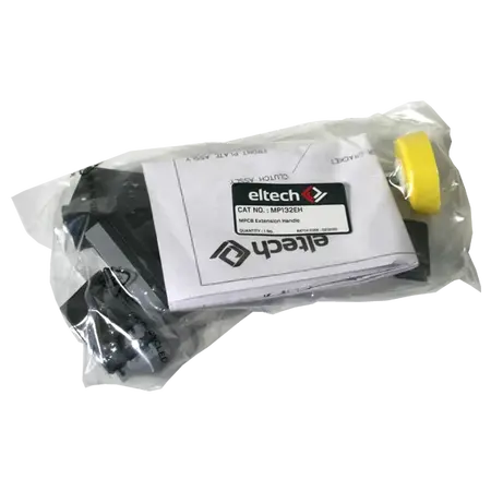 MPCB Extension Handle Kit, Black/Grey Lockable, 150mm Shaft