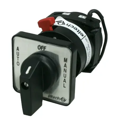 Cam Switch Door Mount 3 Position Changeover (AUTO, OFF, MANUAL) Maintained