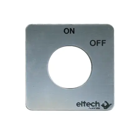 2 Position Label to suit Cam Switch (ON/OFF)