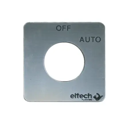 2 Position Label to suit Cam Switch (OFF/AUTO)