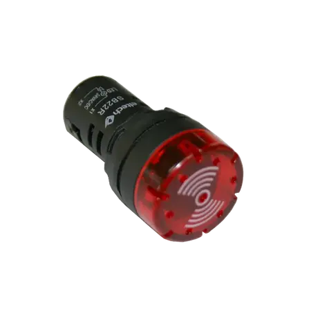 Strobe and Buzzer Red 22mm