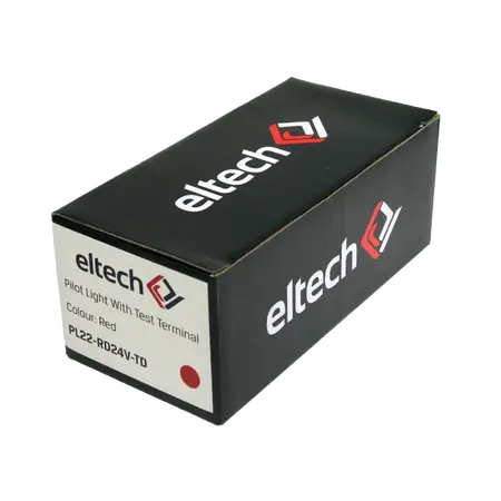Pilot light LED 24V AC/DC – Red – With Lamp Test Terminal