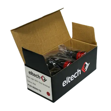 Pilot light LED 24V AC/DC – Red – With Lamp Test Terminal