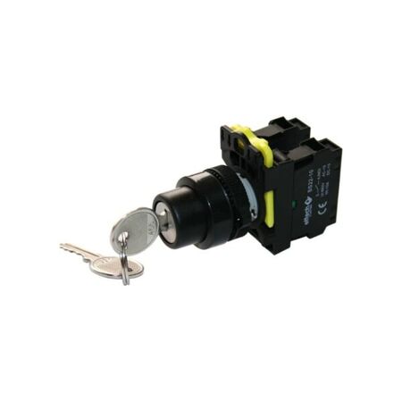 Selector Switch 2 x N/O, 3 Position Keyed – Maintained