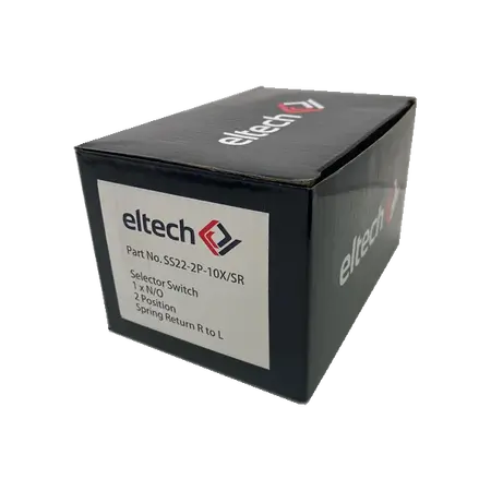 Selector Switch 1 x N/O, 2 Position – Spring Return R to L