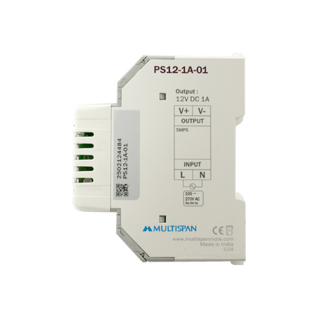 DIN DC Power Supply 12W 100-270VAC / 12VDC 1A