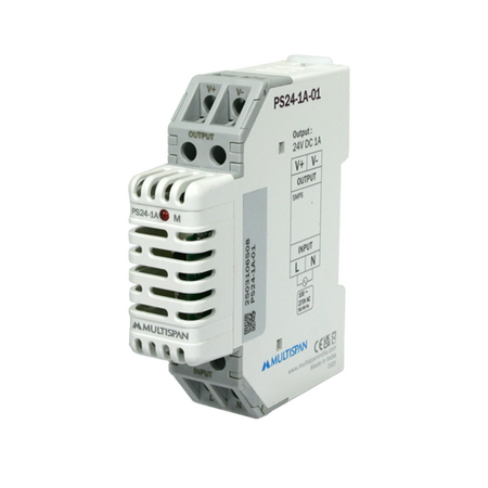 DIN DC Power Supply 24W 100-270VAC / 24VDC 1A