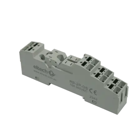 2 Pole Relay Base – Push In Terminal
