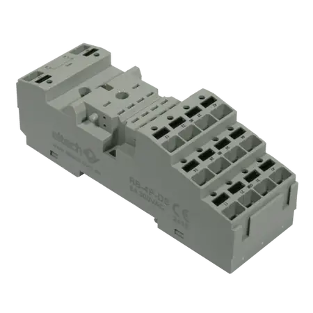 4 Pole Relay Base – Push In Terminal