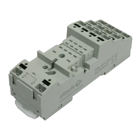 4 Pole Relay Base – Push In Terminal