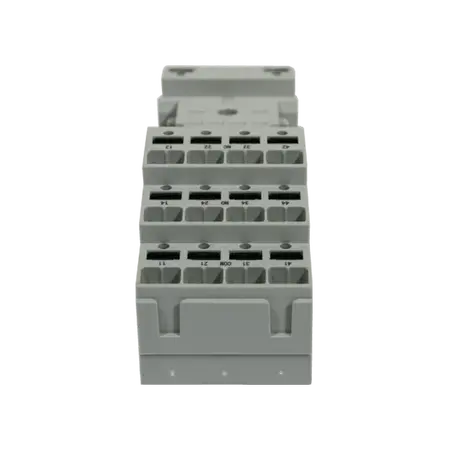4 Pole Relay Base – Push In Terminal