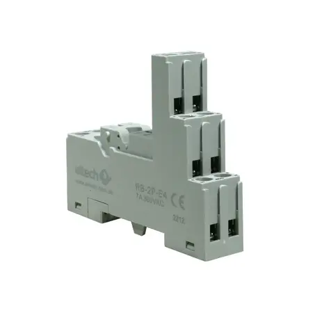 2 Pole Relay Base – Screw Clamp Terminal