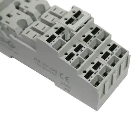Link Bar 2P – 1 Way Grey – 6A – Push In Terminal Base