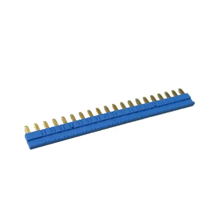 Link Bar 1P – 20 Way Blue – 6A – Screw Base