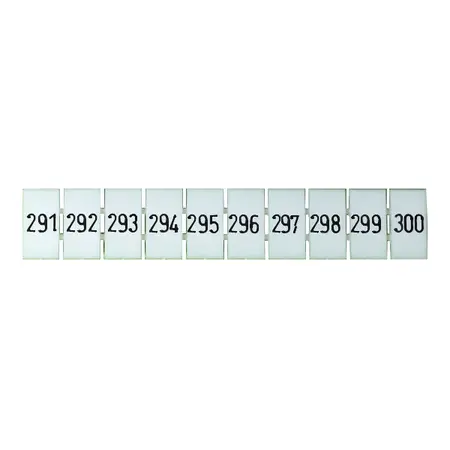 Terminal Marker Strip 291-300 To Suit 2.5mm