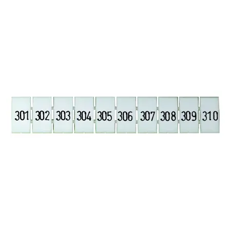 Terminal Marker Strip 301-310 To Suit 2.5mm