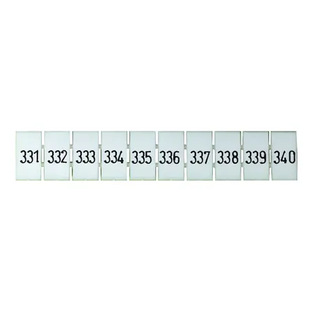 Terminal Marker Strip 331-340 To Suit 2.5mm