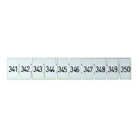 Terminal Marker Strip 341-350 To Suit 2.5mm