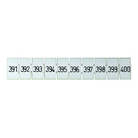 Terminal Marker Strip 391-400 To Suit 2.5mm