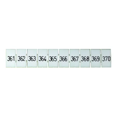 Terminal Marker Strip 361-370 To Suit 2.5mm