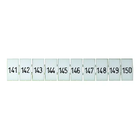 Terminal Marker Strip 141-150 To Suit 4.0mm
