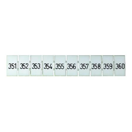 Terminal Marker Strip 351-360 To Suit 4.0mm