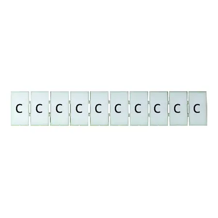 Terminal Marker Strip Letter C To Suit 4.0mm