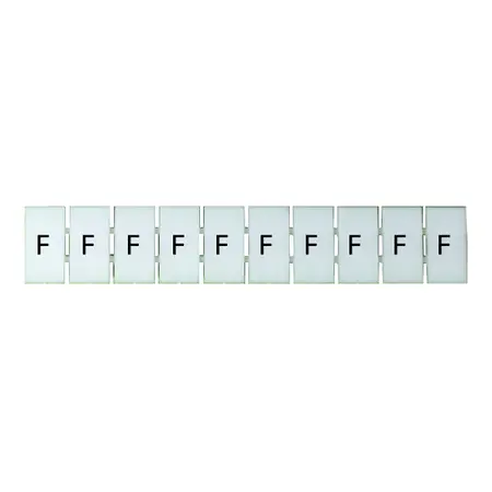 Terminal Marker Strip Letter F To Suit 4.0mm