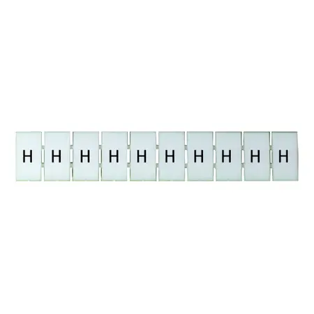 Terminal Marker Strip Letter H To Suit 4.0mm