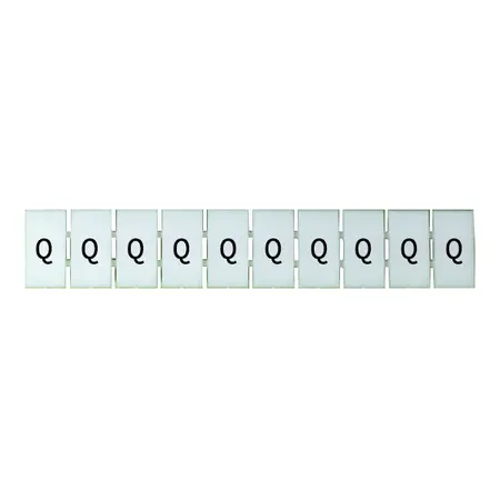 Terminal Marker Strip Letter Q To Suit 4.0mm