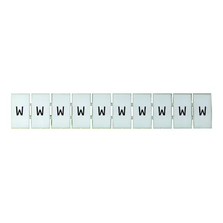 Terminal Marker Strip Letter W To Suit 4.0mm