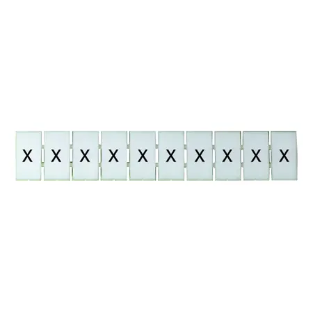 Terminal Marker Strip Letter X To Suit 4.0mm