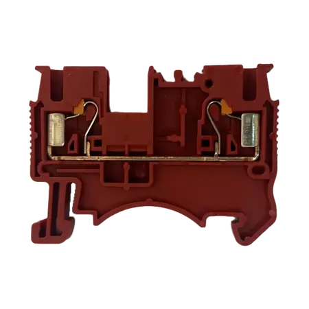 DS Series Spring Clamp Terminal – Top Entry – 2 Way 2.5mm  – Red