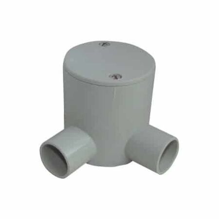 Deep Junction Box 2 way Angle 25mm